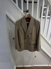 Blazer uomo Zara leggero misto lana beige scuro. 50