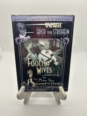 Foolish Wives / the Man You Loved to Hate (DVD, 1979) - Great Shape