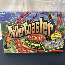 Roller Coaster Tycoon Board Game Parker Brothers 2002 COMPLETE 