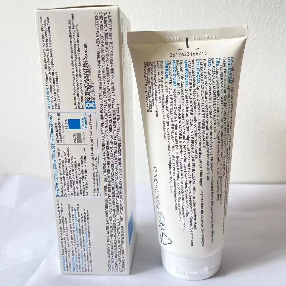 Neu La Roche-Posay Cicaplast Baume B5+ Ultra-Repairing Soothing Balm 100ml - Bild 2 von 4
