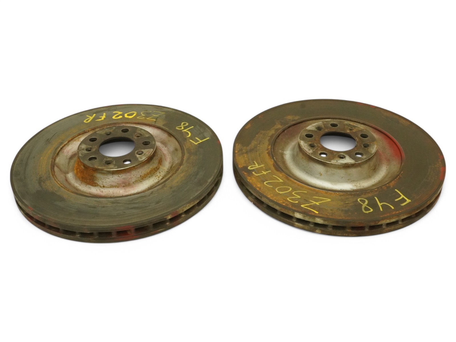 03-18 Bentley Continental Gt 6.0L Rotor Brake Disc Front Left Right Set Of 2 OEM