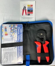 Preciva Ferrule Crimping Tool Kit with 1200PCS Connectors – Adjustable, Ratchet
