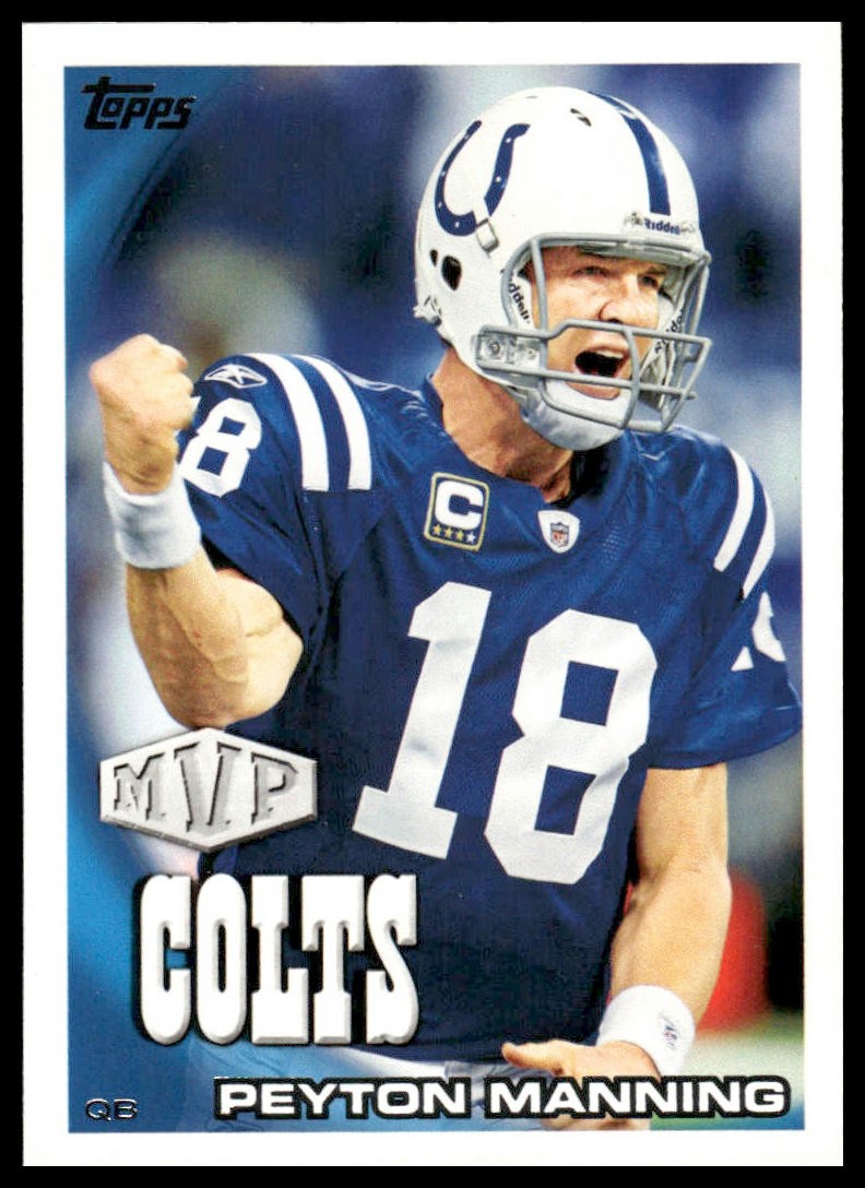 Peyton Manning 2010 Topps #144 Indianapolis Colts