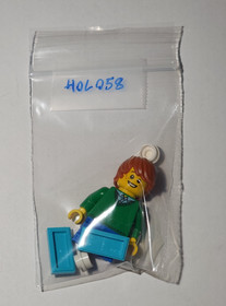 LEGO City Advent Calendar 2015 Boy Child Green V-Neck 60099-07 HOL058 Retired