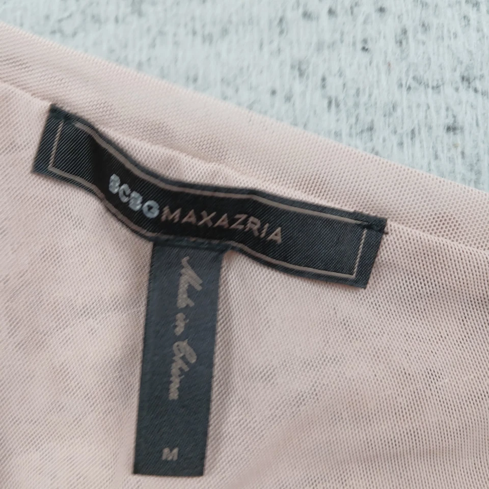 Pullover BCBGMaxazria Top Mujer Lentejuelas Medianas Manga Larga Foto 2 de 4