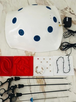 Laparoscopic Endo Trainer Simulator Training Box Camera Instrument Set