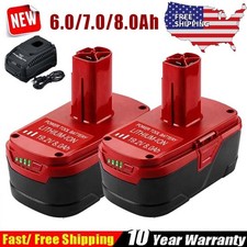 1/4Pack 6-8Ah for Craftsman 19.2V Lithium XCP Battery C3 DieHard 11375 /Charger