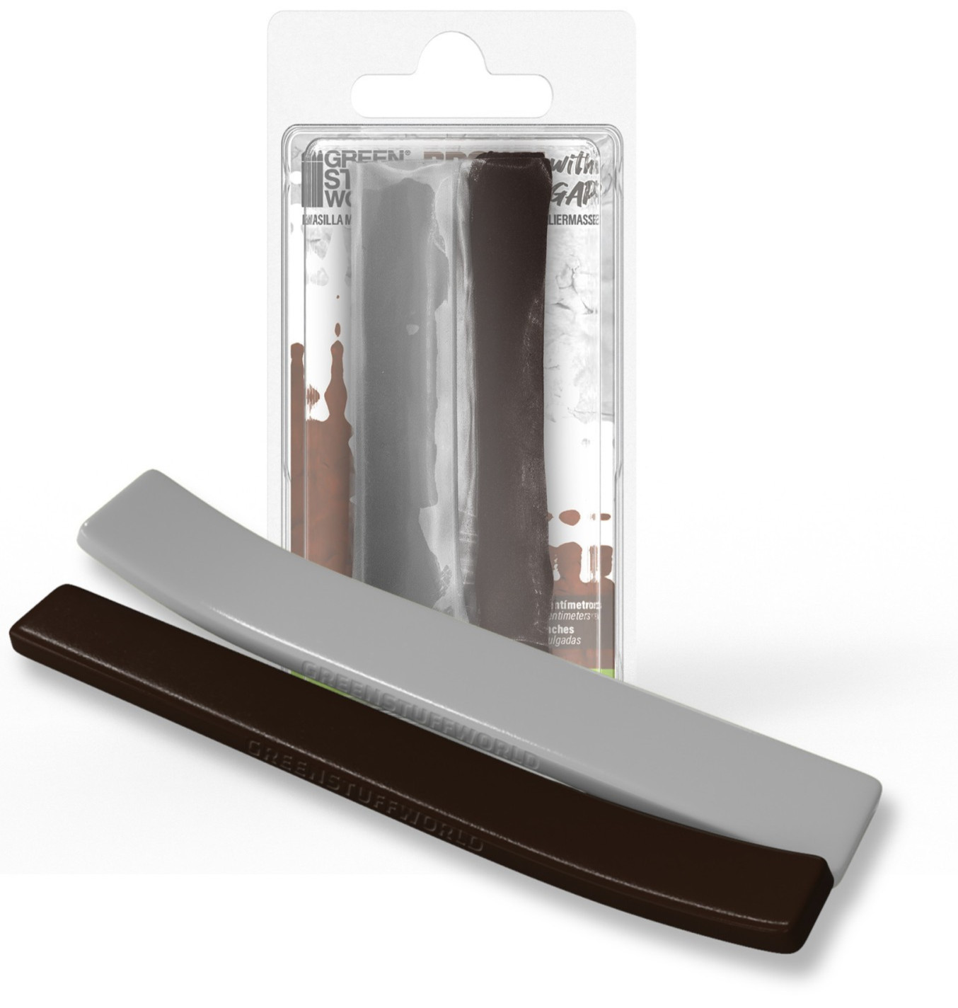 Green Stuff World Brown Stuff 6 15cm W/ Gap Epoxy Putty Bar 9227