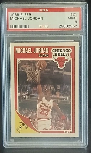 1989-90 Fleer Michael Jordan #21 PSA 9