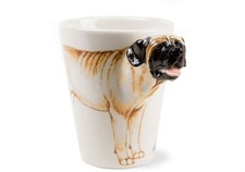 Blue Witch Handmade Coffee Mug Mastiff - A Great Gift for Dog Lovers!