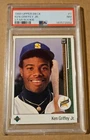 1989 UPPER DECK KEN GRIFFEY JR STAR ROOKIE RC PSA 7