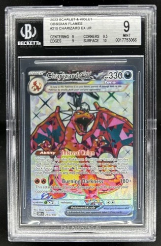2023 Pokemon SV Obsidian Flames - OBF EN Charizard ex #215/197 BGS 9