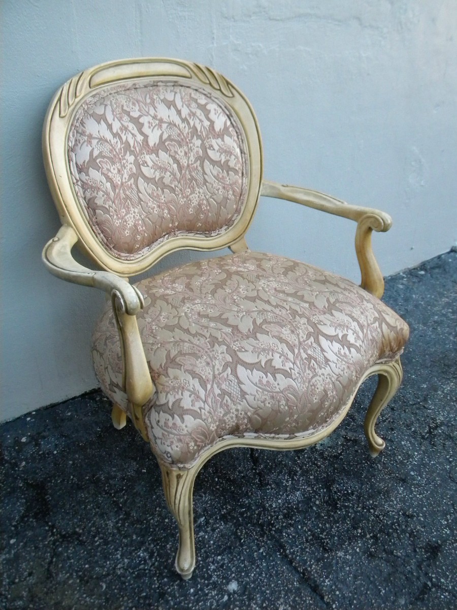 ヴィンテージチェア　アンティーク French Painted Living Room Side Chair 2170 | eBay