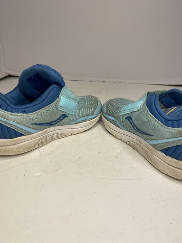 Saucony Toddler Boy Neutral Kinvara 11 Sneaker Hook & Loop Shoes Sz 7.5 M Blue - Picture 4 of 8