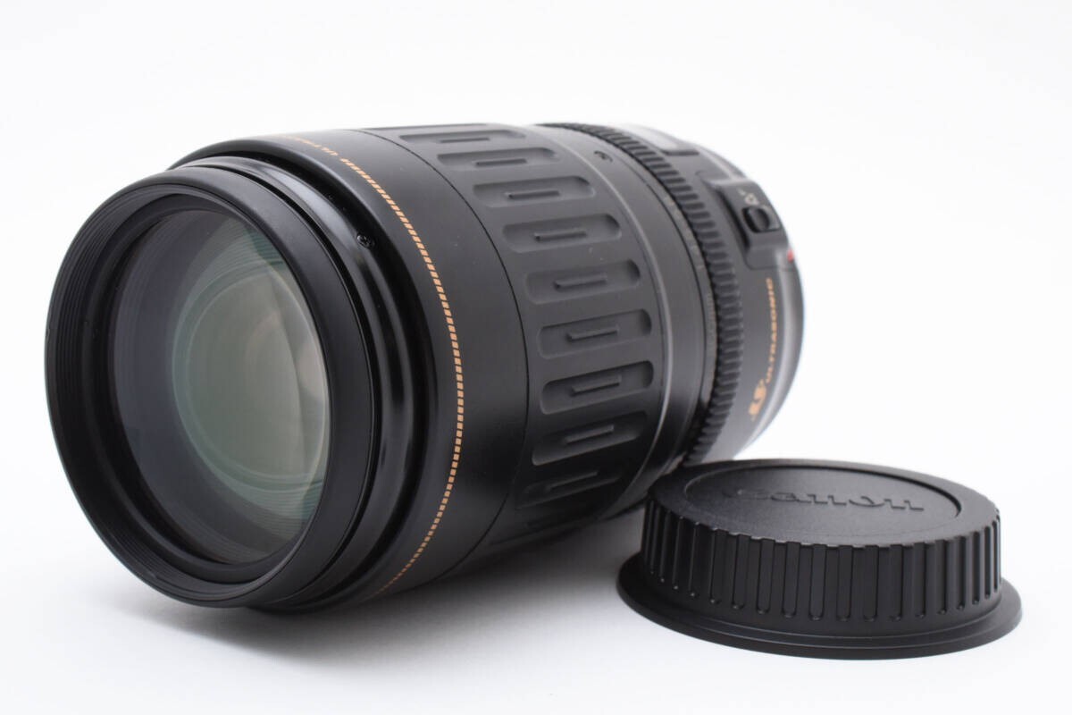 フード付き　キャノン Canon EF 100-300㎜ F4.5-5.6USM Amazon.co.jp: Canon EFレンズ 100-300 F4.5-5.6 USM : 家電＆カメラ
