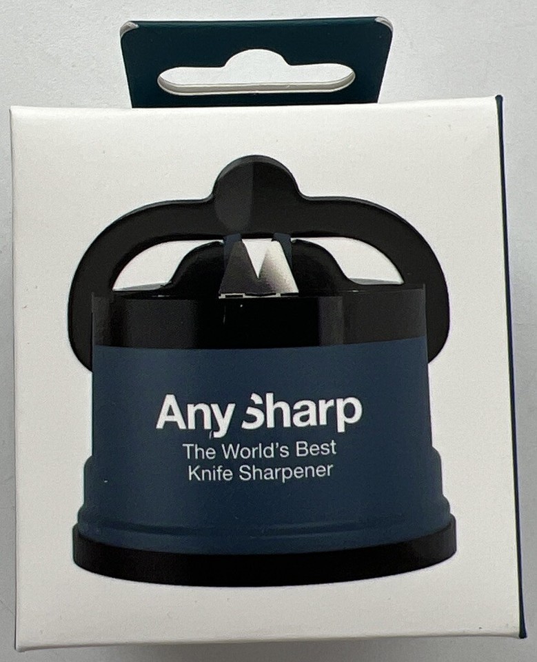 ANYSHARP WORLD'S BEST KNIFE SHARPENER POWER GRIP SUCTION Navy eBay