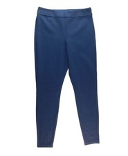 A New Day Women's Straight Stretch Ankle Pants Navy Blue Rayon Blend Size Medium