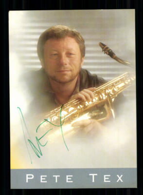 Pete Tex Autograph Card Original Signed ## BC 160970