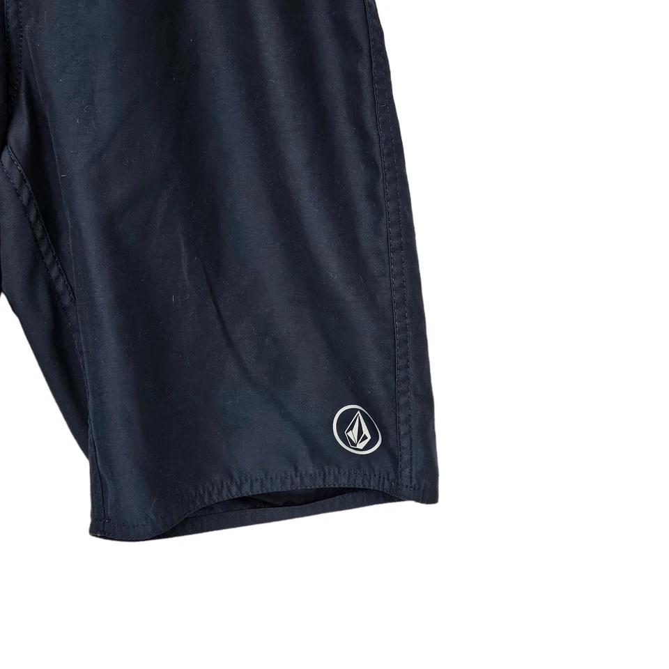 Volcom Mens Blue Size 28 Swim Trunks Surf Drawstring Boardshorts - Image 2 of 4