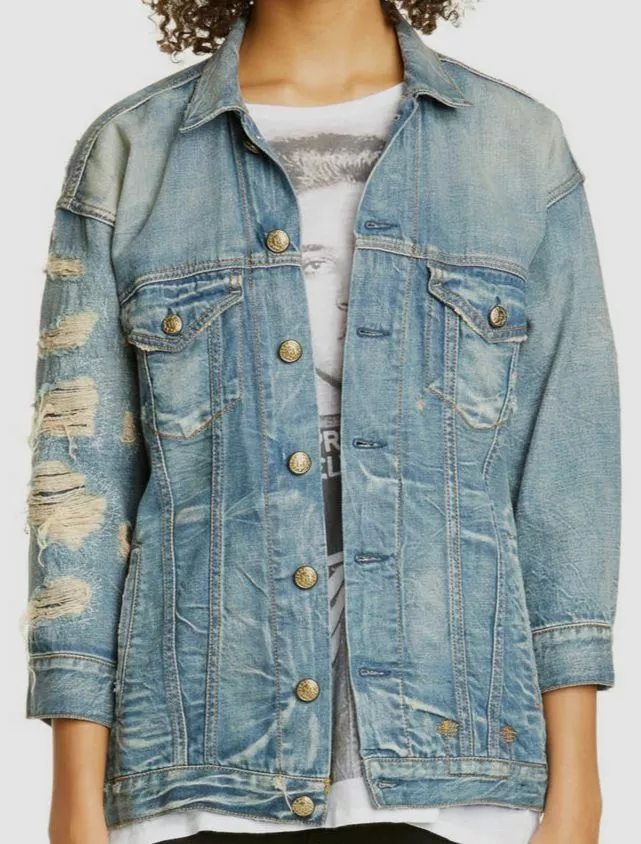 R13 denim jacket sales