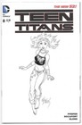 Bret Blevins Wonder Girl Original Sketch Art Teen Titans Dc Comics New Mutants