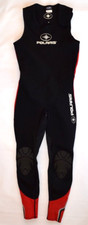 PURE POLARIS Black Red Sleeveless Neoprene Scuba Diving Suit Wetsuit Womens XL