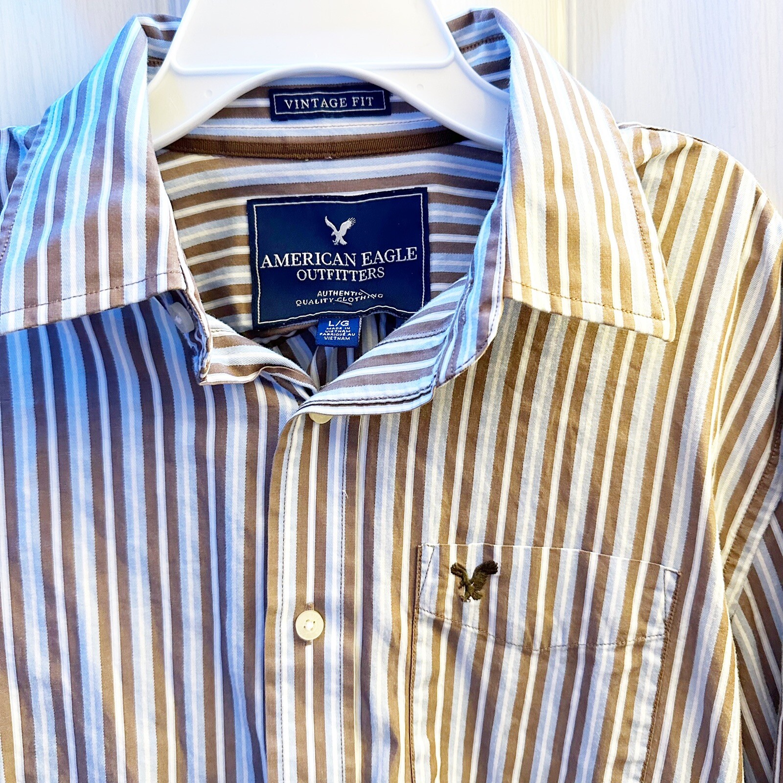 American Eagle Button Up. Size Large - image 4