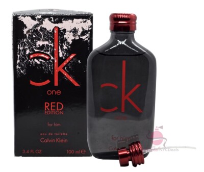 CK One Red Edition for Him by Calvin Klein 3.4 oz / 100 ml EDT