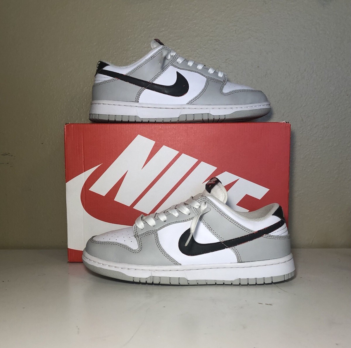 Nike Dunk Low Lottery Grey Fog Size 8 ?Super Clean? | eBay