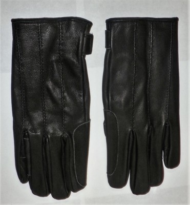 Leder Reitsport Fahrhandschuhe von Dents in schwarz Größe M