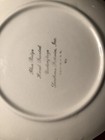 Antique Blue Ridge Hand Painted Southern Pottery Inc Geranium Plates — photo 4