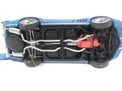 Franklin Mint 1/24 Corvette 1968 B11RH87 Bleu Modèle Moulé Sous Pression Comme Neuf