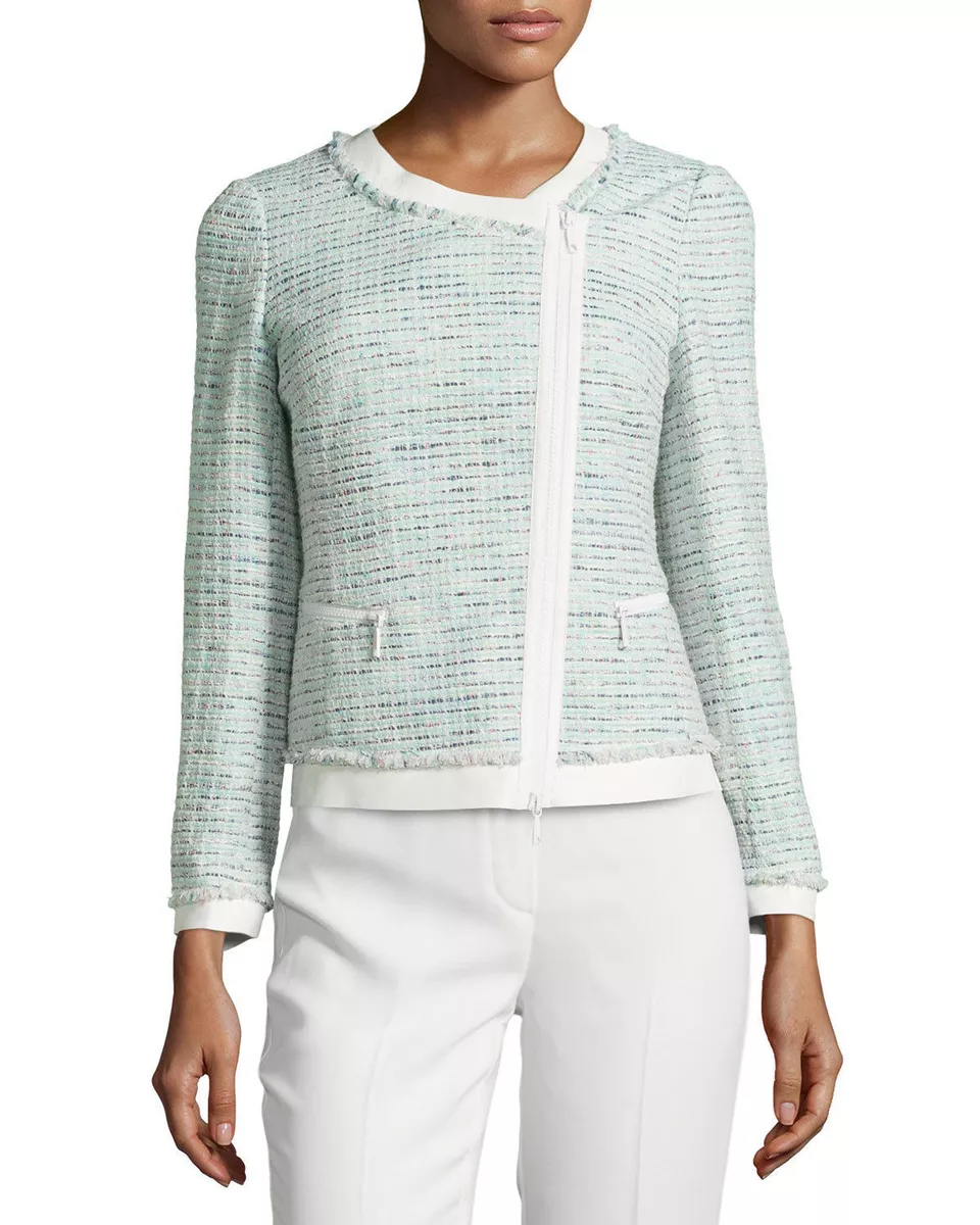 Lafayette 148 tweed jacket top