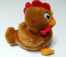 Steven Smith Stuffed Plush Bean Bag Bird Chicken Brown Red