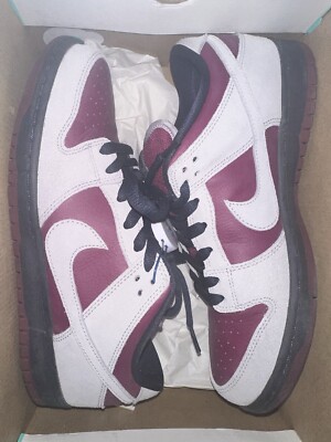 NIKE SB Dunk Low Pro Atmosphere Gray True Berry Size 10.5 BQ6817-001 2019