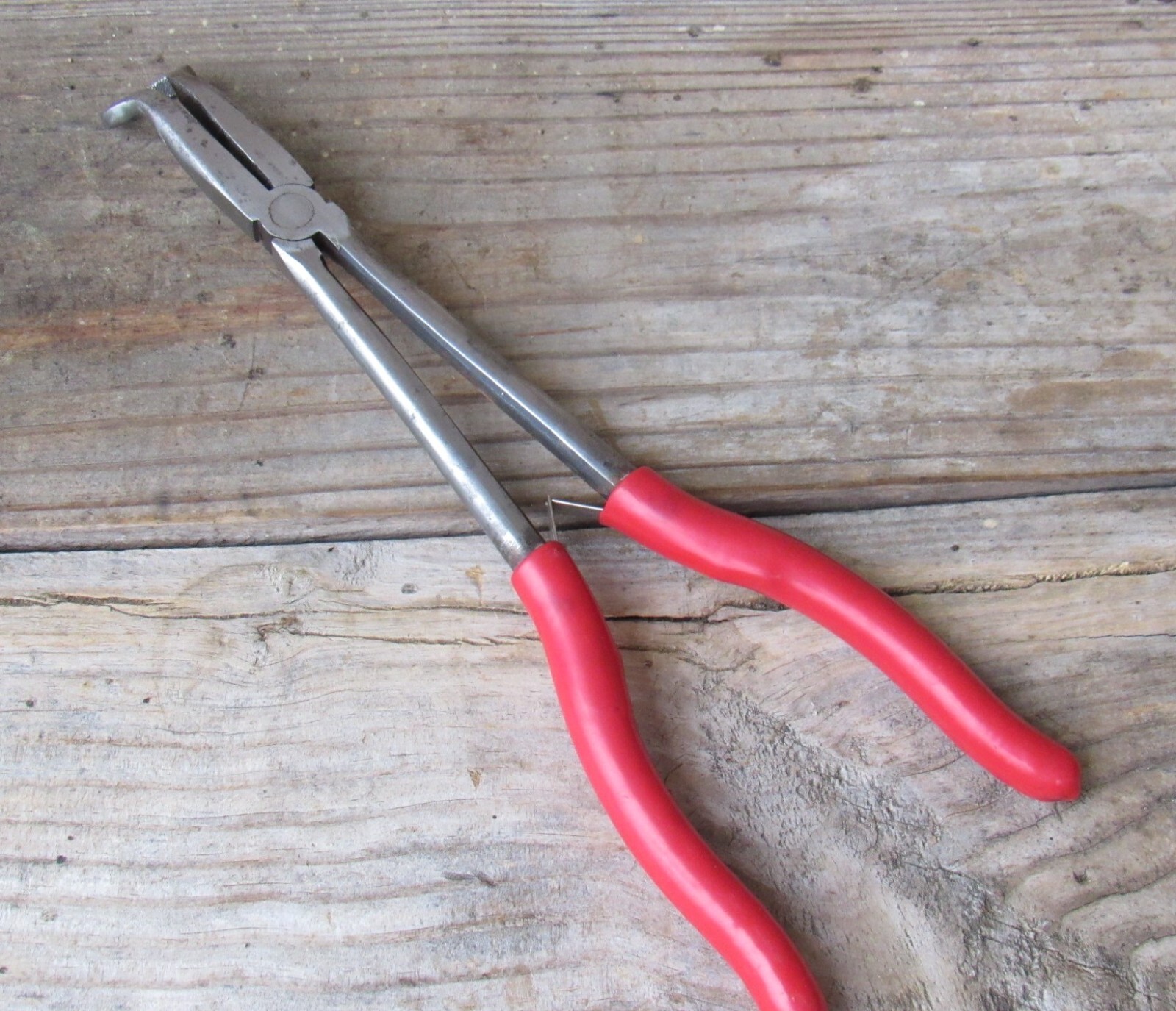 MAC P301787 1/2" RED GRIP HANDLE LONG REACH HOSE GRIP PLIERS APPROX 11" LENGTH