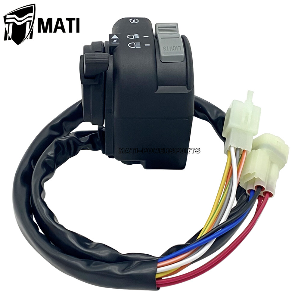 Aazon.co: AUTOKAY Left Handlebar Switch Start Stop Headlight Hi/Lo - Foto 4