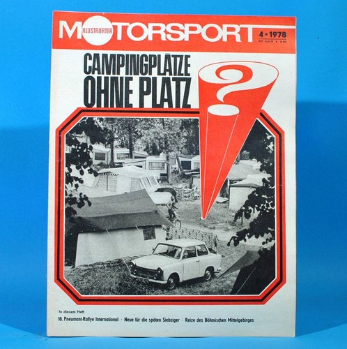 DDR Illustrierter Motorsport IMS 4 1978 Saporoshez Camping VW Golf Simca Skoda P