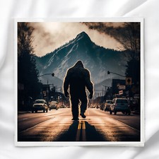 Bigfoot Fabric Panel for Quilting Sewing Crafting Quilt Block BF74967