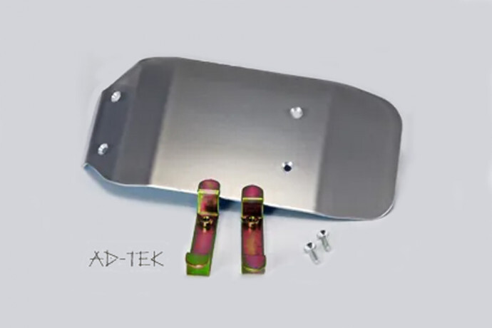 Sabot de protection AD-TEK pour rouler sur circuit enduro avec KTM SX 200