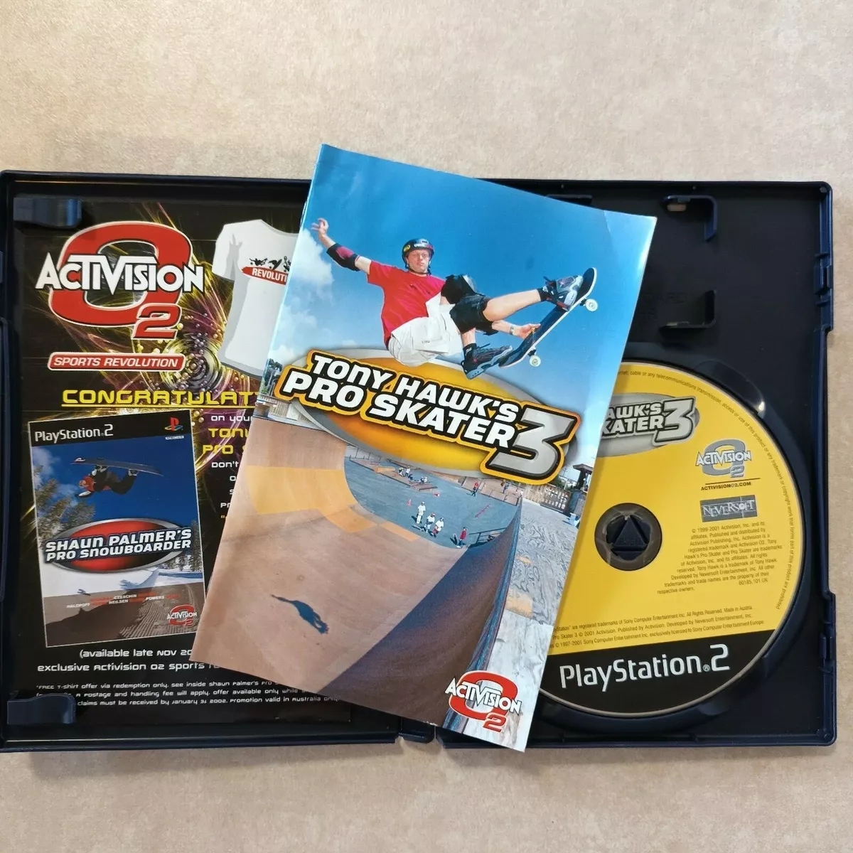 Tony Hawk's Underground Playstation 2 jogo de skate