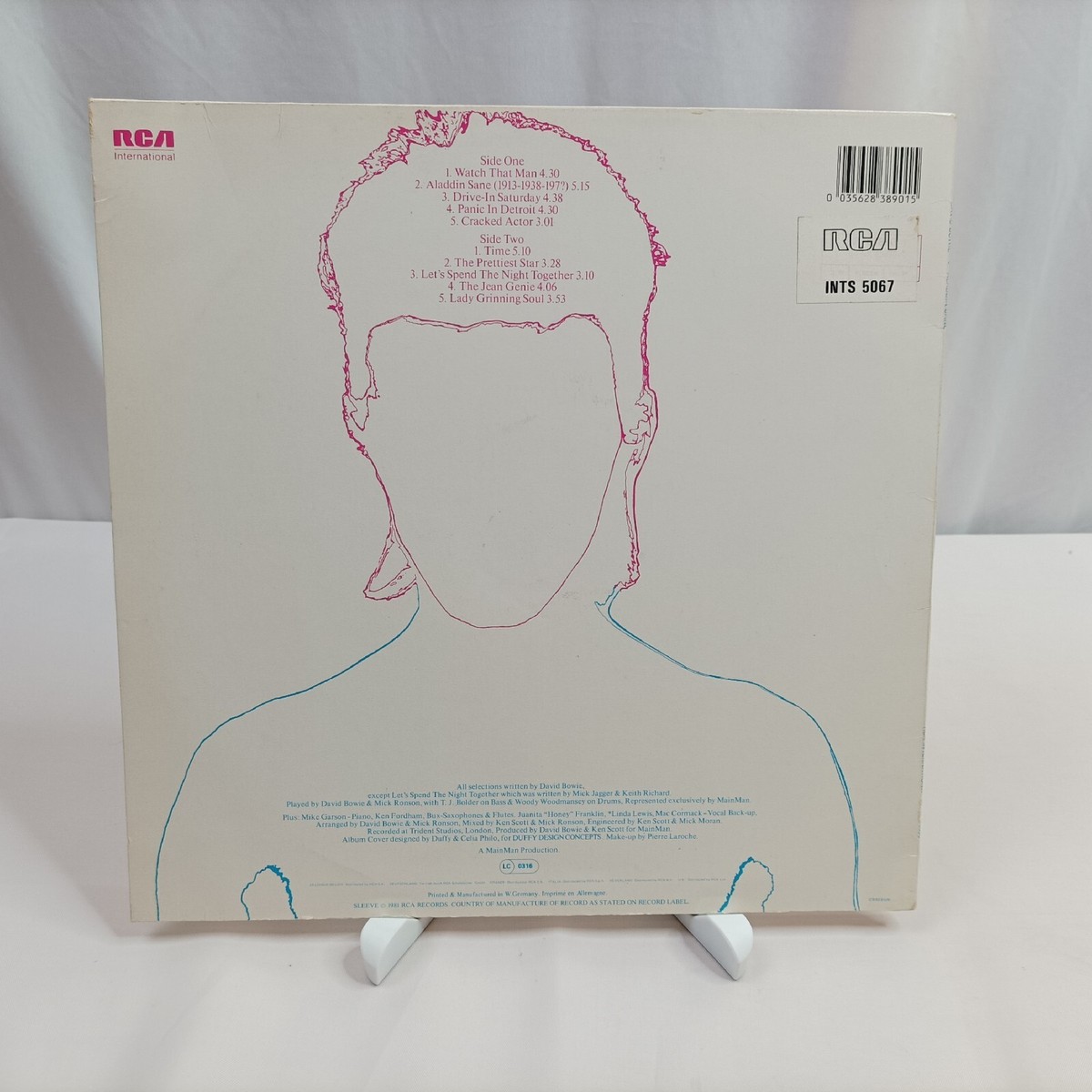 David Bowie Aladdin Sane RCA-6100 帯付 David Bowie – Aladdin Sane | Releases | Discogs