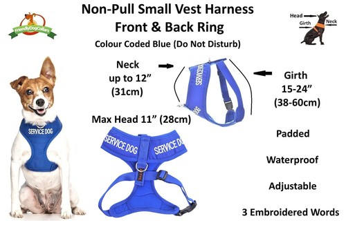 Warning Dog Colour Coded Collar Lead Harness CAUTION, TRAINING Sizes & Styles - Picture 25 of 39