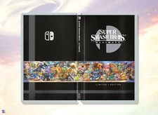Super Smash Bros Ultimate CUSTOM Cover Art for Nintendo Switch "Limited Dark"