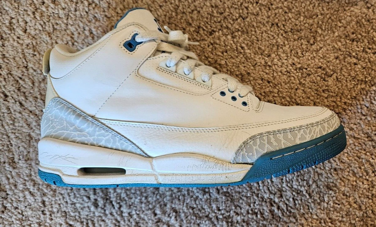 【USED】AIR JORDAN 3 RETRO 28cm Jordan 3 Retro Powder Blue for Sale - Authenticity