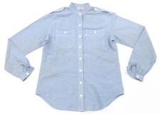 Rare Vintage LEVI S STRAUSS CO Double Pocket Casual Button Shirt 70s 80s Blue