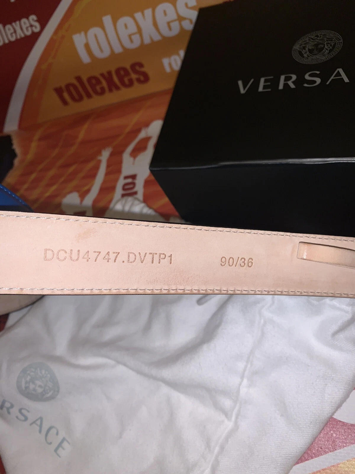 VERSACE CINTURA IN PELLE LA MEDUSA