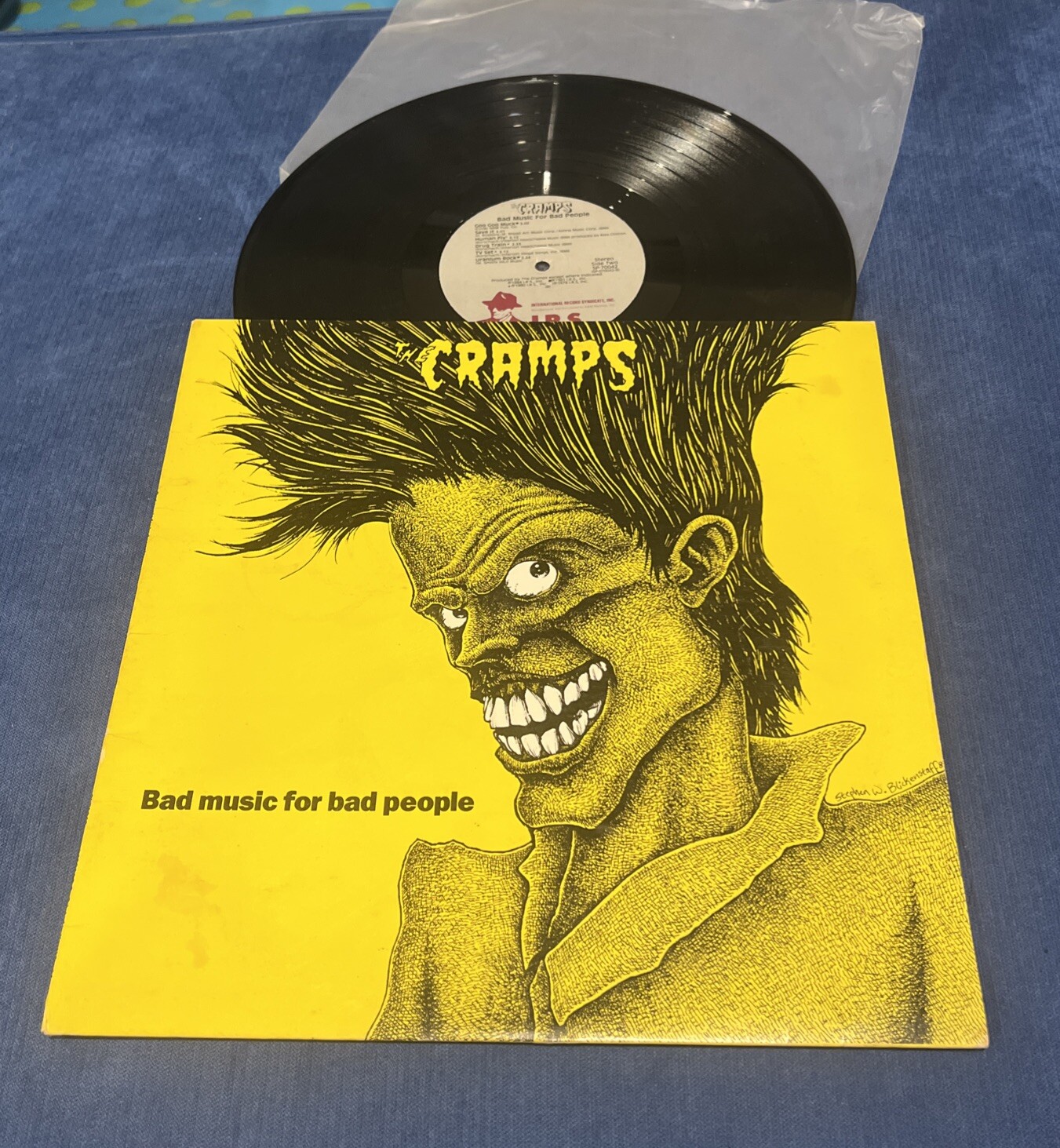 The Cramps - Bad Music For Bad People Vinyl LP, IRS Records, 1984