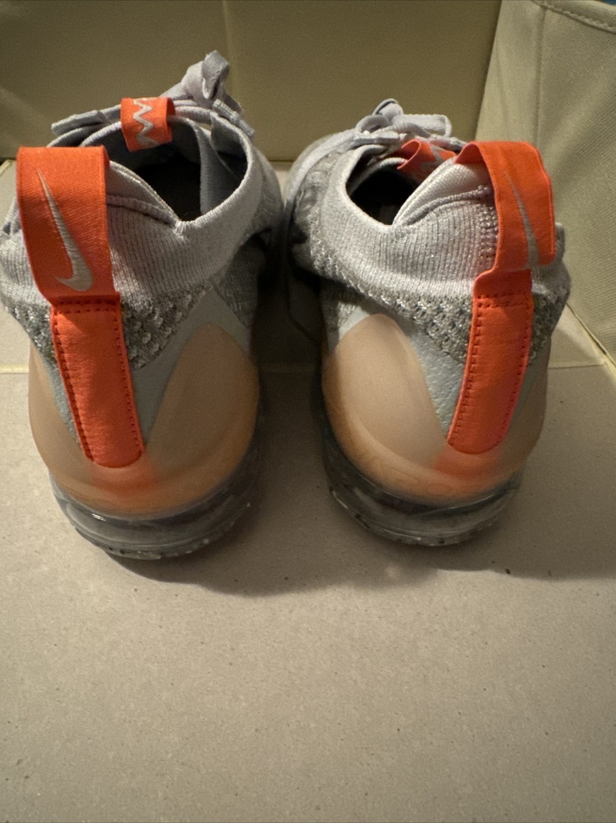 New Nike Air VaporMax Flyknit 2021 Shoes Grey Fog Bright  display picture 1