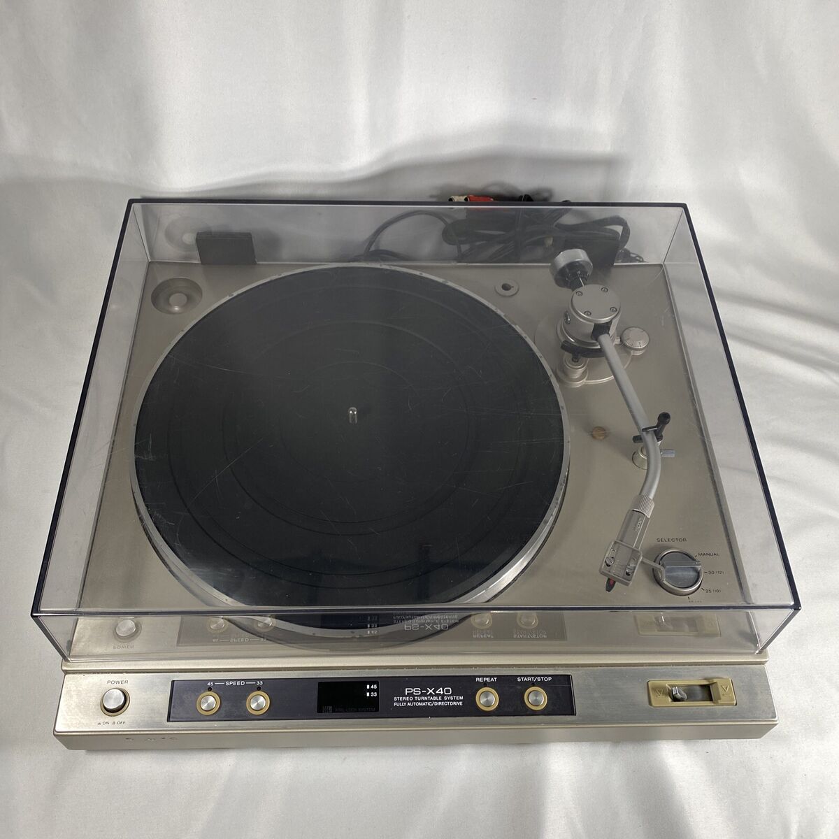 Sony PS-X40 Stereo Turntable System Fully Automatic Direct Sony PS-X40 Stereo Turntable System Fully Automatic Direct